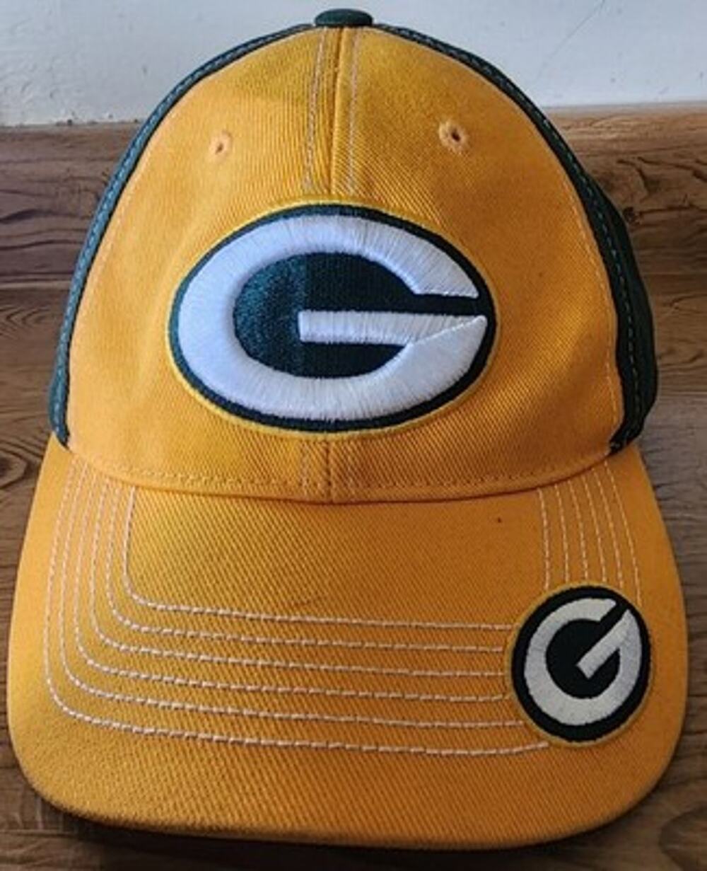 Green Bay Packers NFL Adjustable Men's Baseball Cap Green Gold Embroidered